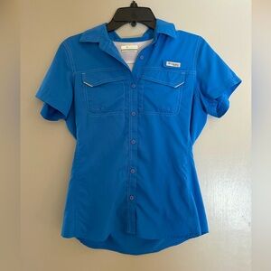 Columbia Women’s PFG Fishing outdoor Short Sleeve Shirt Sz Small